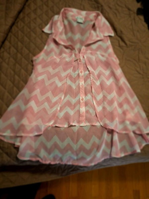 Kling semi-transparent shirt new, size S