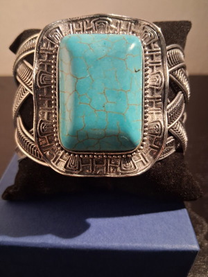 Vintage Boho βραχιόλι σαν καινούργιο, τιρκουάζ