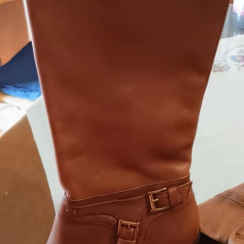 Zara leather boots like new, brown, size 38