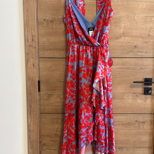 Mix & Match Soraya Dress like new, floral blue and red, size S