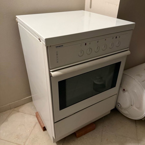 Enamel kitchen stove used