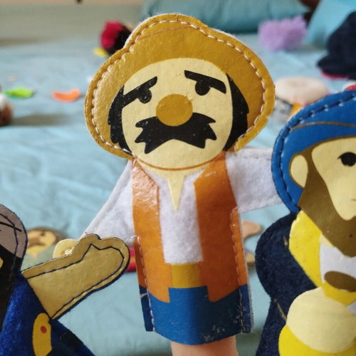 Finger puppets new: Aladdin, Little Red Riding Hood, Ali Baba