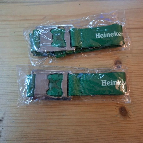 Heineken collectible bottle openers with lanyards from the 90s new