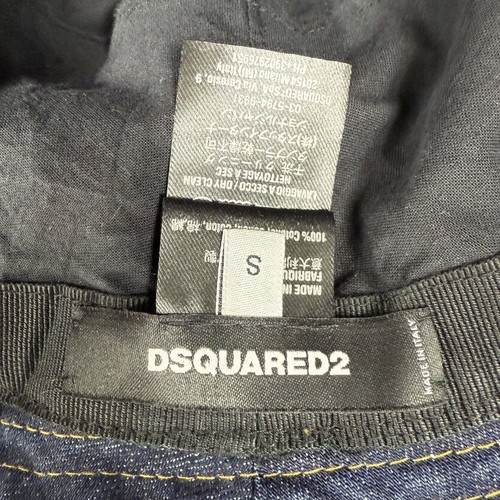 Dsquared2 blue denim hat size S like new