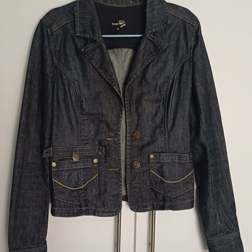 Toi&Moi women's denim jacket used, dark blue, size M