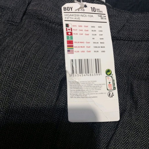 Orchestra set pants and sweater No.10 new gray