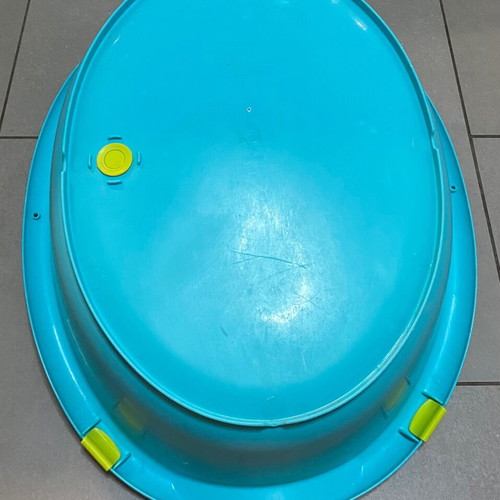 Fisher Price baby bath used, three-stage with hammock