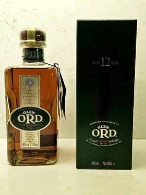 Glen Ord 12 years old new, collectible whisky 43%