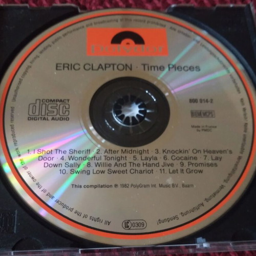 Eric Clapton CD Best of with 11 tracks like new