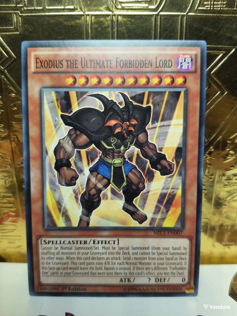 exodius yugioh card Amazon.com: Yu-Gi-Oh! - The Ultimate Forbidden Lord (JUMP-EN025) - Shonen Jump Magazine Promos - Promo Edition This Card Is IMPOSSIBLE -