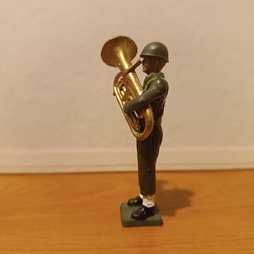 Athina Infantry Band Soldier Figurine like new