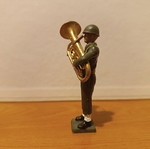Athina Infantry Band Soldier Figurine like new