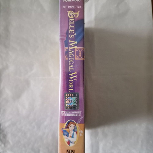 Disney Belle's Magical World VHS new with subtitles