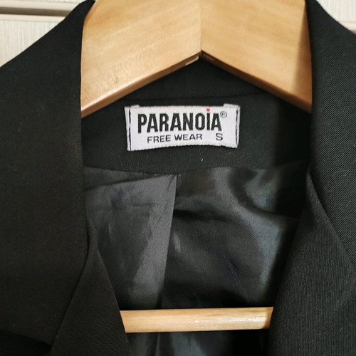 Paranoia Short Fitted Jacket new, size Small, black