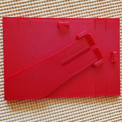 Plastic children's photo frames in red, like new