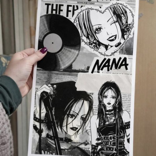 Nana poster new, A4 hard shiny paper