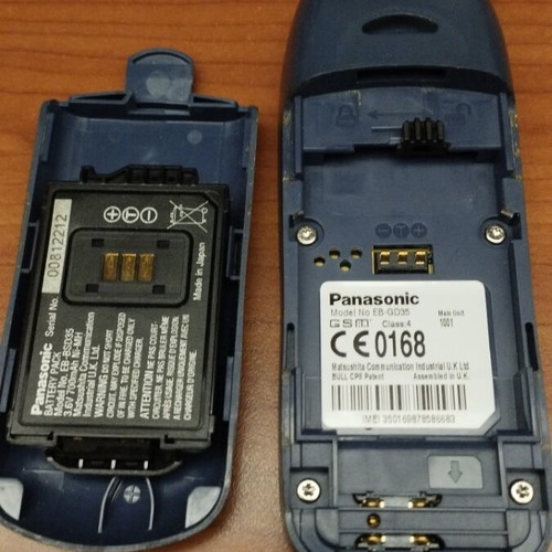 Panasonic EB-GD65 cell phone used, unknown if working