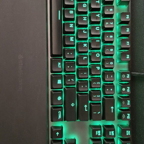 SteelSeries Apex 7 Mechanical Gaming Keyboard with Red Switches, RGB, OLED