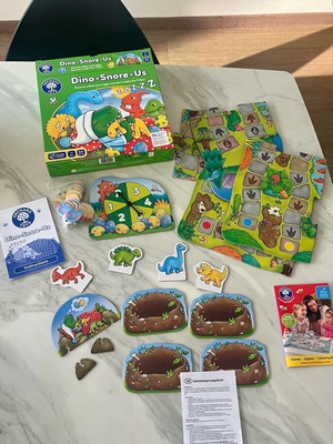 Orchard Toys Dino-Snore-Us Educational Board Game new