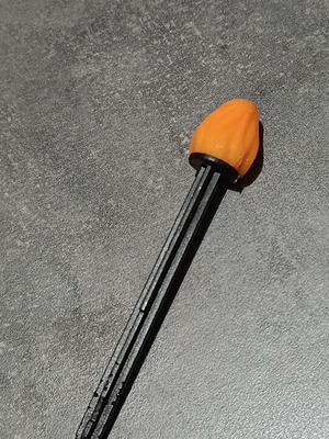 Playmobil shell with orange flame