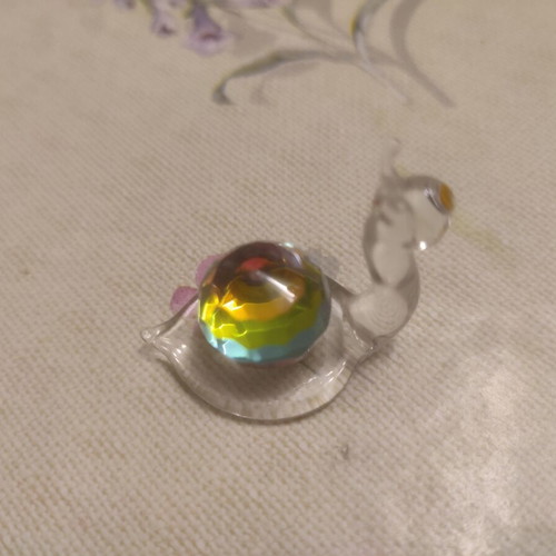 Set of 5 vintage crystal miniatures