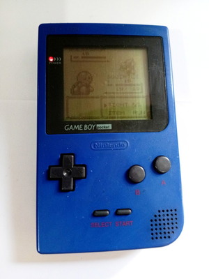 Game Boy Pocket Pokémon Red κονσόλα μεταχειρισμένη, original μπλε