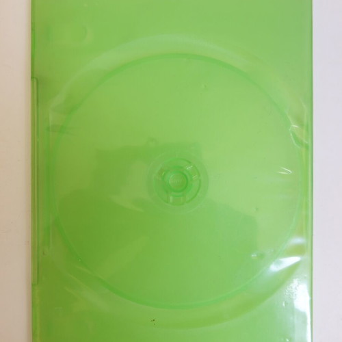 CD/DVD slim case green clamshell like new
