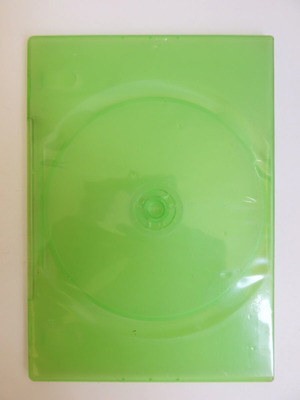 CD/DVD slim case green clamshell like new