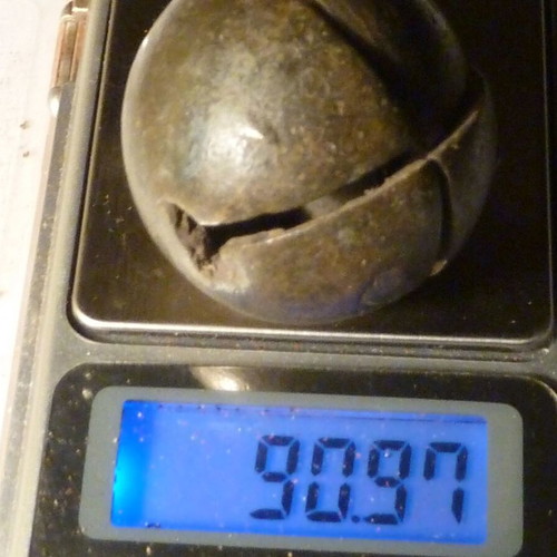 Antique Bronze Massive Bell from Horse Ammunition