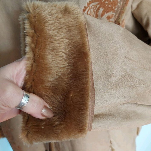 Bon'a Parte women's designer jacket used, beige and brown