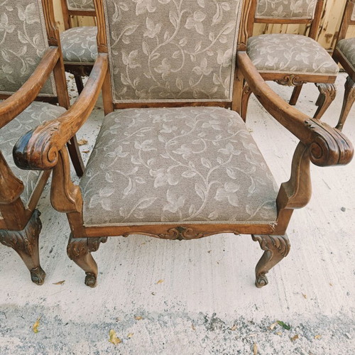 Classic solid wood living room set, like new