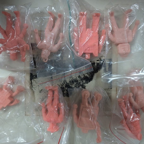 Kinnikuman Kinkeshi M.U.S.C.L.E. figures pack of 9 like new