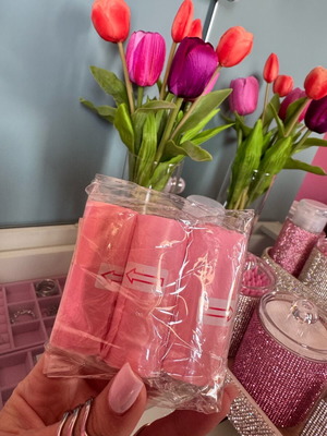 Mini pink bags new, 3 rolls