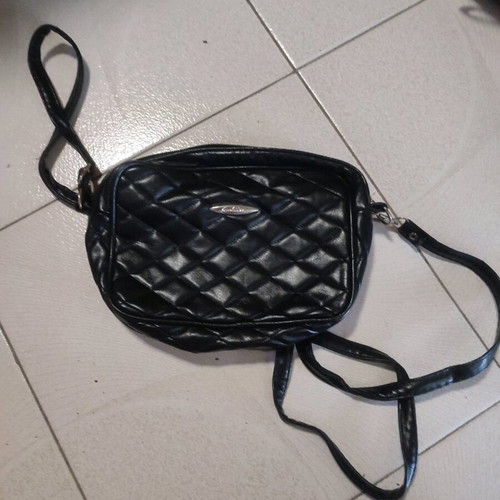 Crossbody bag used, small, black