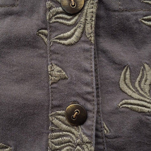 Oui women's jacket medium gray like new