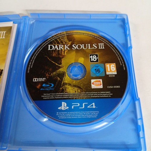 Dark Souls III PS4 game like new, complete