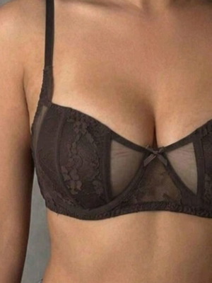 Dazy bra new, size 0XL cup D,E, brown