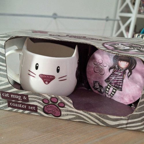 Santoro mug new with coaster
