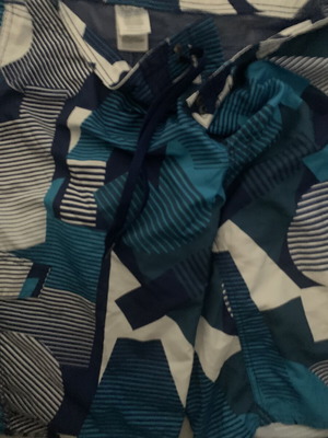 Adidas swimwear XL like new, blue, with drawstrings and scratch closure