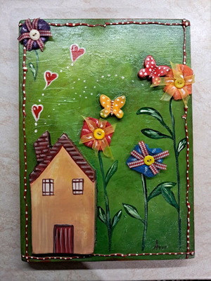 Handmade painting like new, ideal for children's room