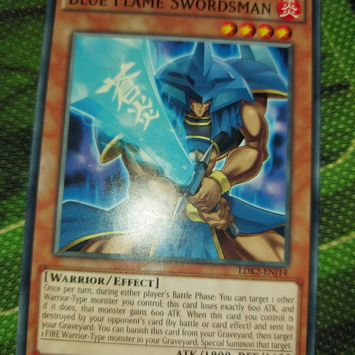 Blue Flame Swordsman Yu-Gi-Oh! card like new