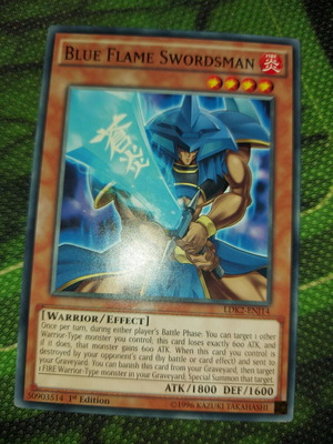 Blue Flame Swordsman Yu-Gi-Oh! card like new