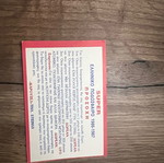 Carousel card used