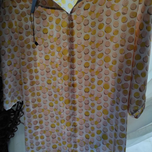 Mango blouse new, size M, multicolored, satin fabric