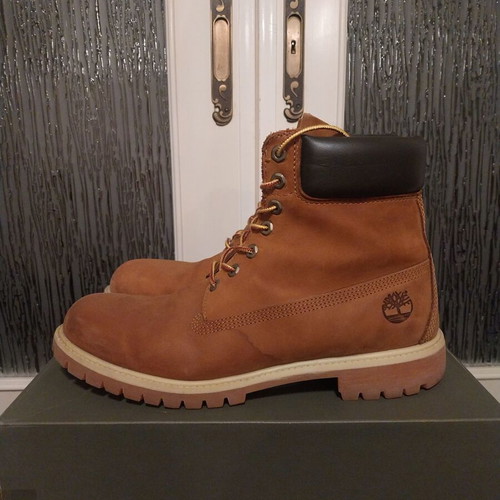 Μποτάκια Timberland 6-inch μεταχειρισμένα, καφέ, μέγεθος 46