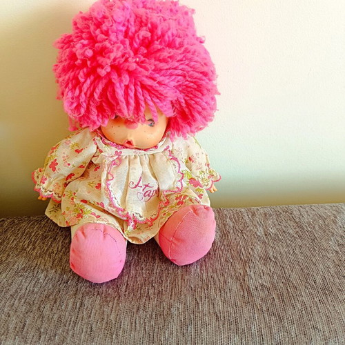 Clown doll rag doll from the 80s like new