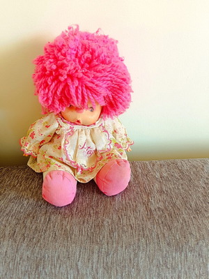 Clown doll rag doll from the 80s like new