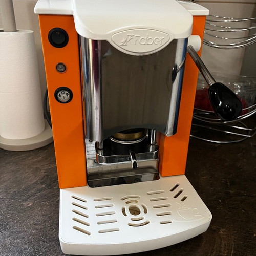 Faber Slot Inox espresso machine like new, ESE pods compatible