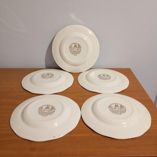 Plates England enoch Wedgwood 5 pieces