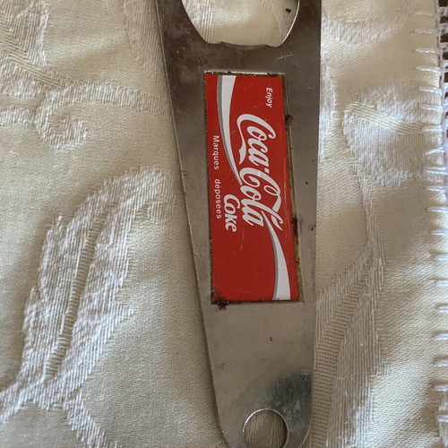 Coca Cola vintage bottle openers used, set of 2 from the 90s
